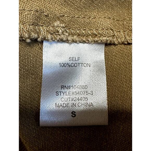 Chloe & Katie Khaki Zipper Front Mini Skirt Women's Size S - Picture 4 of 5